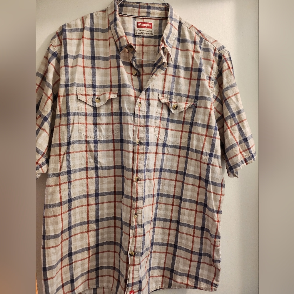 Wrangler Button Down Shirt, Size xl, Preloved
